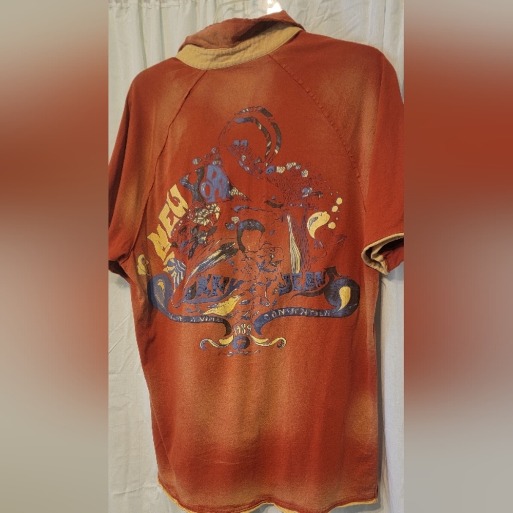 VTG DKNY Ombre Graphic Shirt Mens XL New York Annual Animal Convention 1989 Y2K - Picture 5 of 11